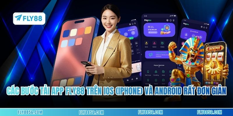 Các bước tải app FLY88 trên iOS (iPhone) và Android rất đơn giản