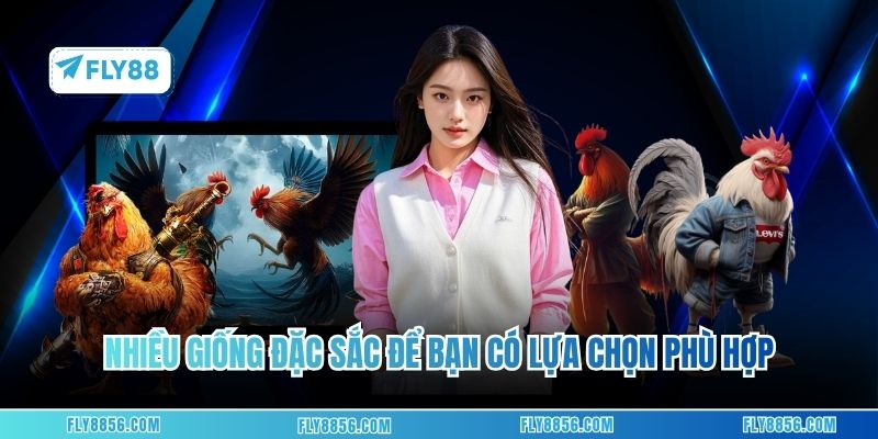 Nhiều giống đặc sắc để bạn có lựa chọn phù hợp