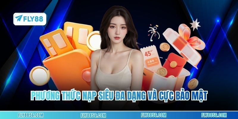 Phương thức nạp siêu đa dạng và cực bảo mật